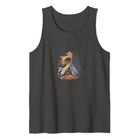 Ripped tent Unisex Tank Tops