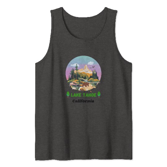 Lake Tahoe California Tank Tops