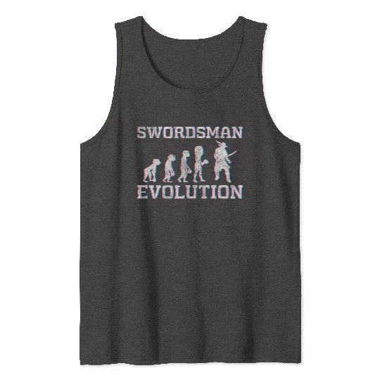 Sword Fight Fight Samurai Victory Tank Tops