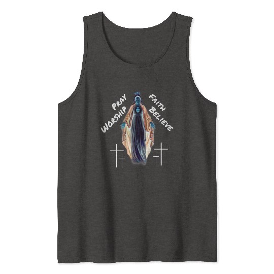 Virgin Mary mother of our lord Tank Tops