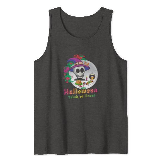 Halloween Trick or Treat Tank Tops