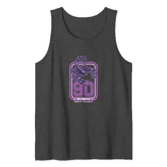 Scorpio Born in 1990 Zodiac star sign horoscope As Tank Tops