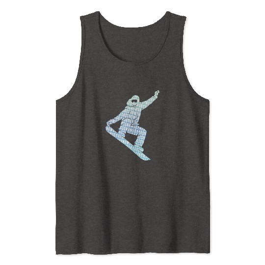 Snowboarder Cool Freestyle Snowboarding Tank Tops