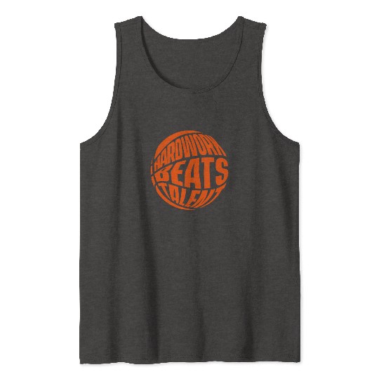Hardwork Beats Talent Lover Pro Player Basketball Tank Tops