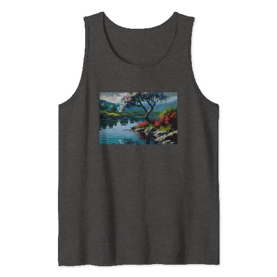 nature painting Tank Tops