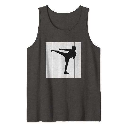 Fighter MMA Karate Taekwondo Jiu Jitsu training Tank Tops