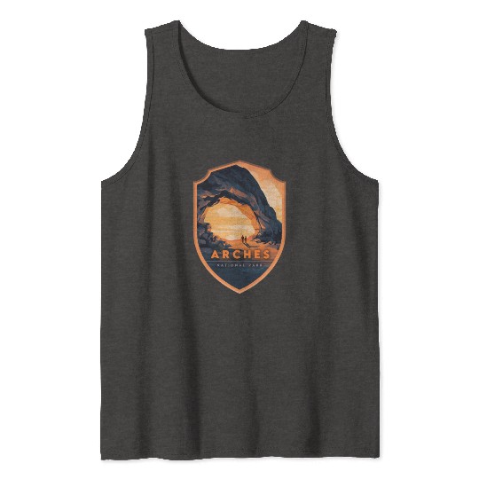 Arches National Park Stickers Tank Tops