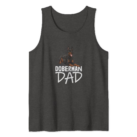 Doberman Dad Tank Tops