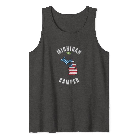 American camper Michigan Tank Tops