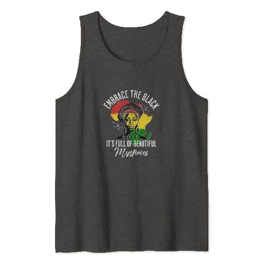 Black History Month Beautiful Woman Tank Tops