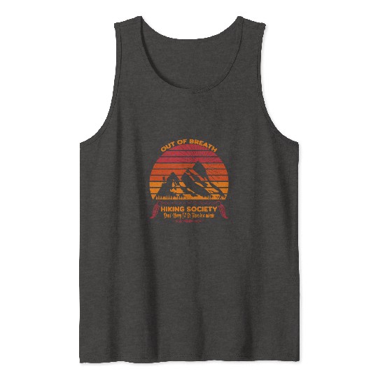 Out of Breath Hiking Society Tank Tops