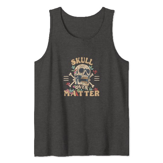 Totenkopf Skull Skulls Totenschädel Spruch Tank Tops