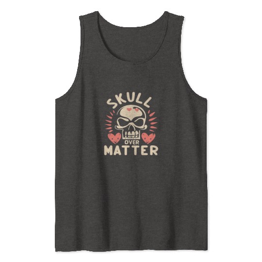 Totenkopf Skull Skulls Totenschädel Spruch Tank Tops