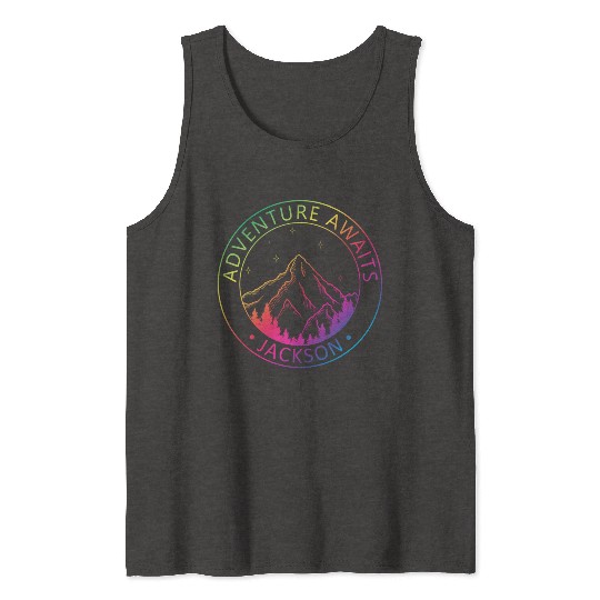 Jackson Jackson Hole Valley Wyoming Usa Adventure Tank Tops