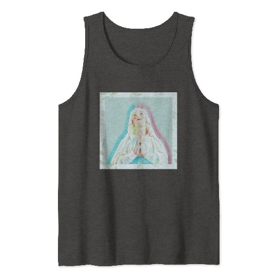 Virgin Mary Praying Tank Tops