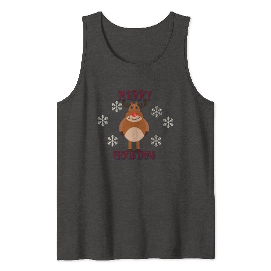 Reindeer: The Magic of Christmas Tank Tops