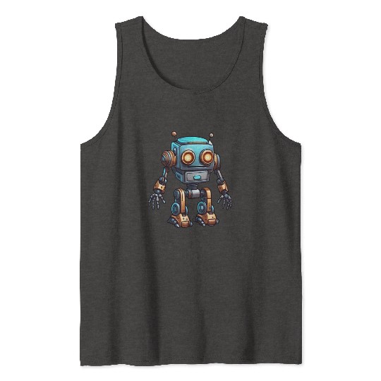 Robot / Machine / AI / Innovation / Computer Tank Tops