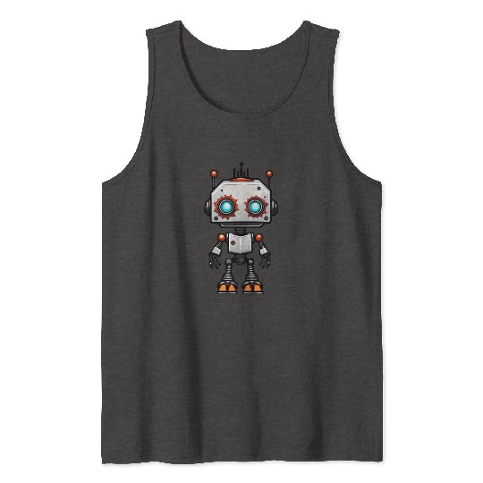Robot / Machine / AI / Innovation / Computer Tank Tops