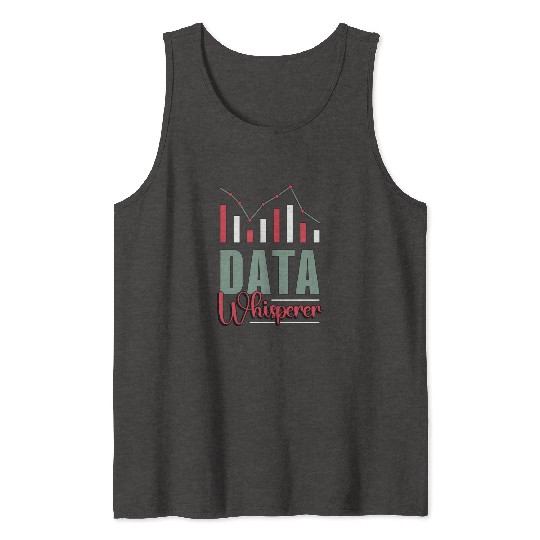 Data Analyst Data Whisperer Computer Science Coder Tank Tops