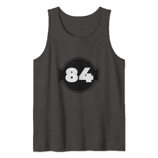 Congratulations 84 Years Old - Number Eighty-Four Tank Tops