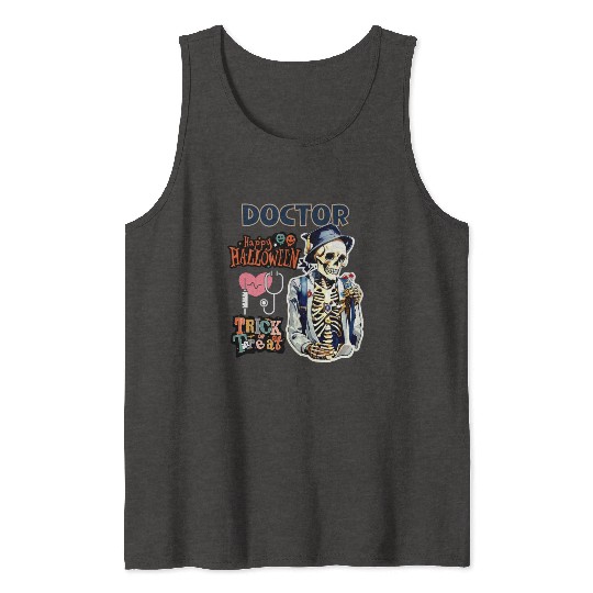 "Spooky Medical Greetings" Tank Tops
