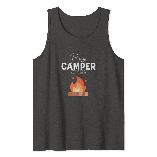Happy Camper Tank Tops