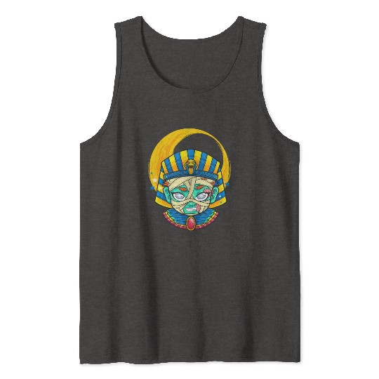 Halloween Cute Mummy Tank Tops