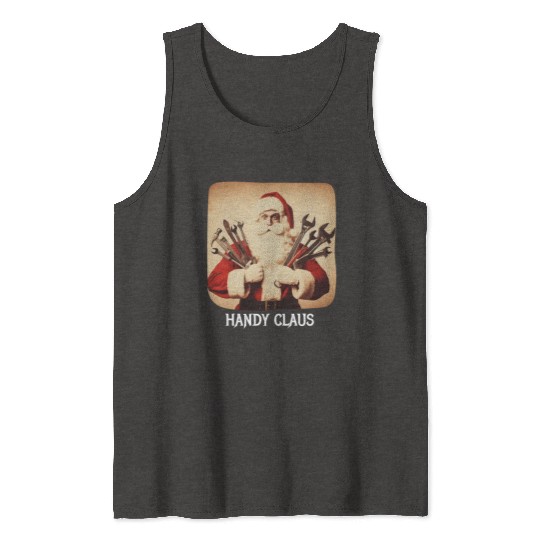 Vintage Santa Claus Handyman Tank Tops