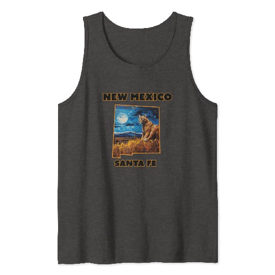 New Mexico - Cougar Tank Tops