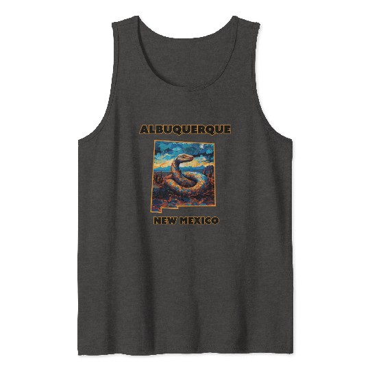 New Mexico - Rattlesnake Tank Tops