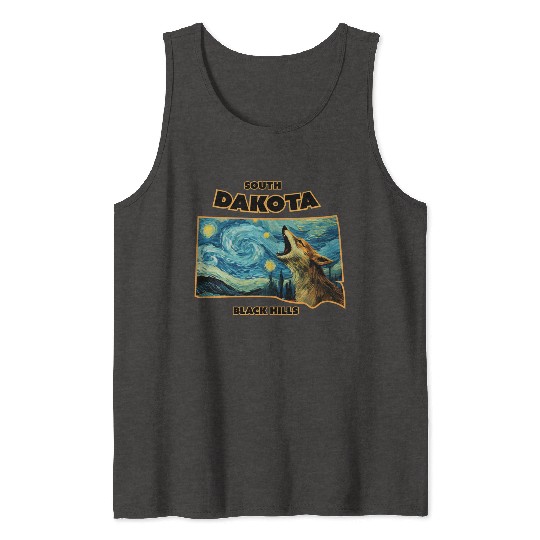South Dakota - Coyote Tank Tops