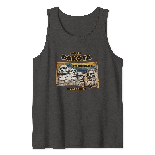 South Dakota - Mount Rushmore Tank Tops