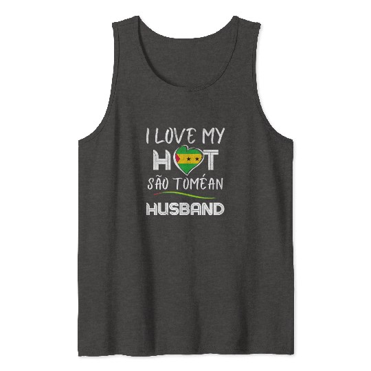 São Toméan Husband Proud Wife Tank Tops