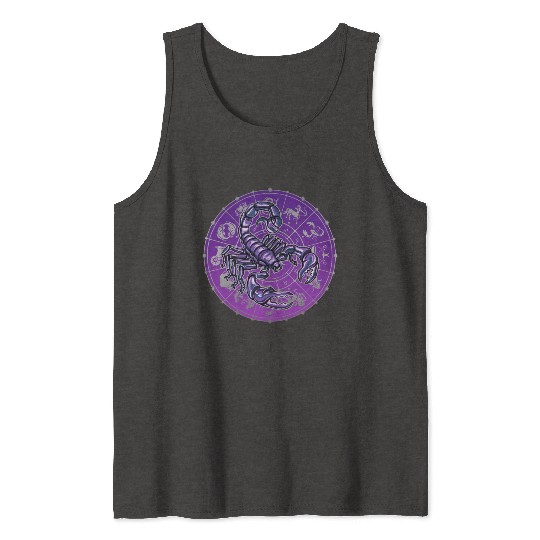 Scorpio Zodiac star sign horoscope Astrology Tank Tops