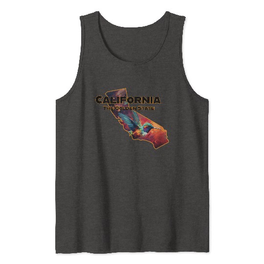 California Wildlife - hummingbird Tank Tops