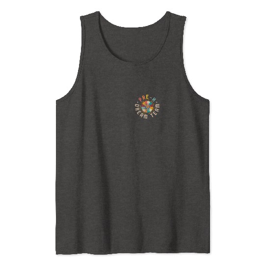 Teacher Tank Tops, Pre-K Dream Team Floral Pocket Tank Tops