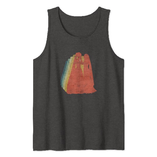 Lesbian Couple Romantic Wedding Wife Retro Tank Tops