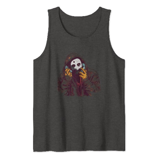 Ghostface Phone Call Tank Tops
