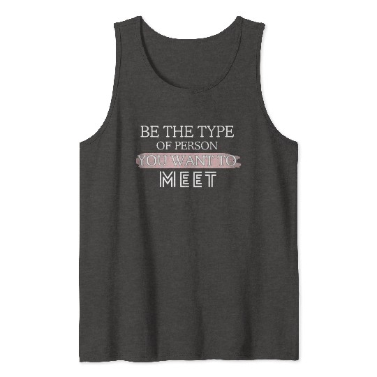 be yourself Tank Tops
