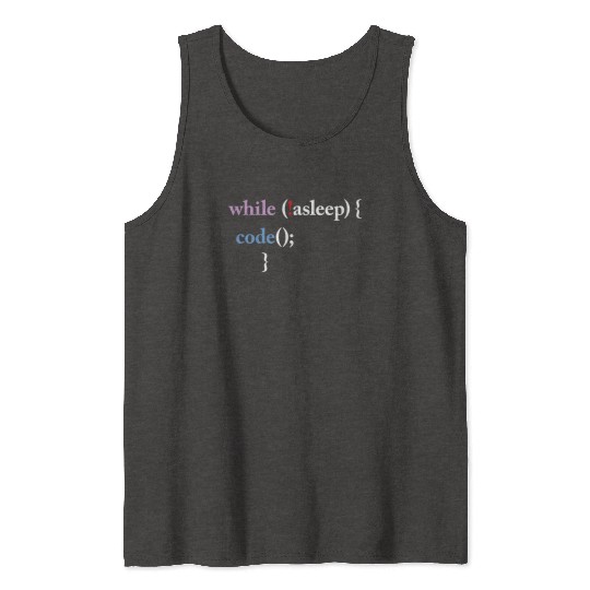 Programming Code Computer Science Funny Programmer Tank Tops