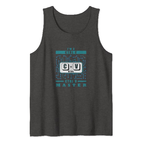 Binary Code Programmer Computer Science Programmin Tank Tops