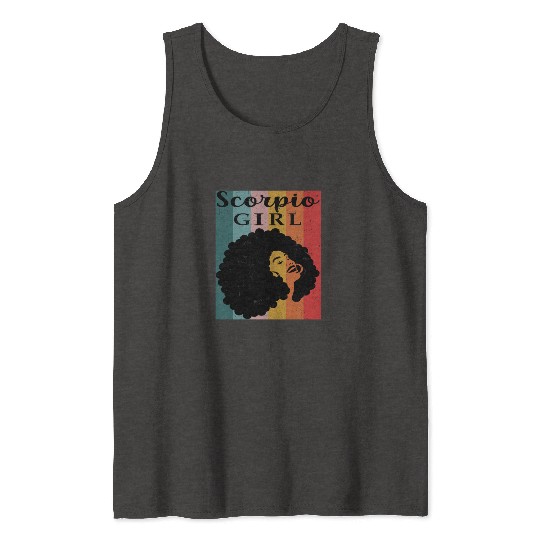 scorpio girl Zodiac Sign Astrology Horoscope Star Tank Tops