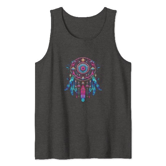 Neon Dreamcatcher Fantasy | Plastic Poppy™ Tank Tops