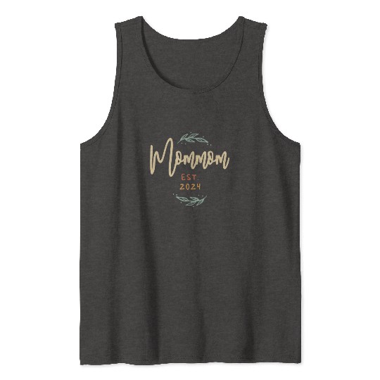 Mommom Established 2024 Funny Grandma Tank Tops