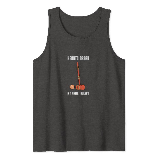 Lawn Game - Golf Croquet Player Tank Tops