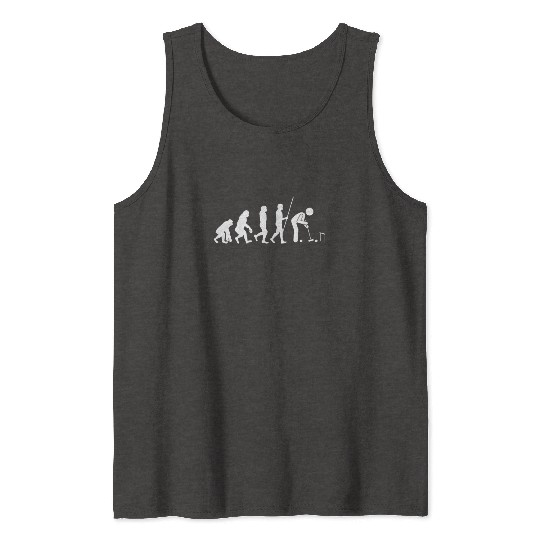 Lawn Game - Golf Croquet Player Tank Tops
