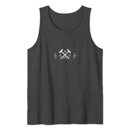 Lawn Game - Golf Croquet Player Tank Tops