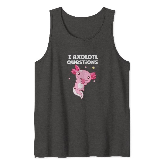 I Axolotl Questions Axolotl funny Axolotl Retro Tank Tops