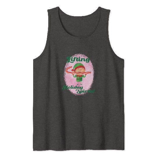 Muscle Elf -Christmas Spirit Workout Tank Tops
