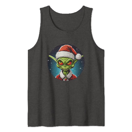 Alien Christmas Tank Tops